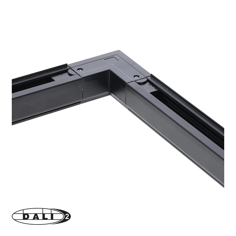 DALI 3-fase rail L-vorm connector inside zwart – afbeelding 7