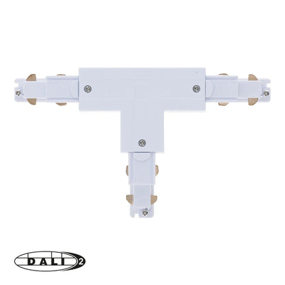 DALI 3-fase rail T-vorm connector left-1 wit – afbeelding 2