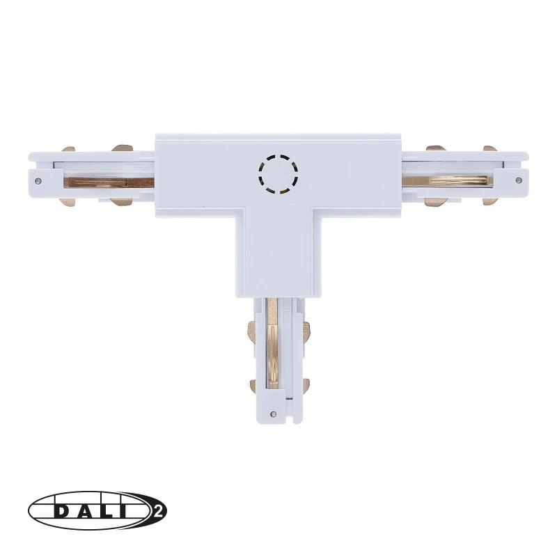 DALI 3-fase rail T-vorm connector left-1 wit – afbeelding 3