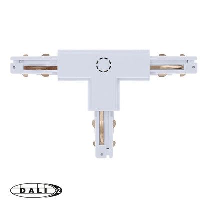 DALI 3-fase rail T-vorm connector left-1 wit – afbeelding 3