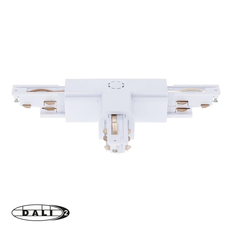 DALI 3-fase rail T-vorm connector left-1 wit – afbeelding 4