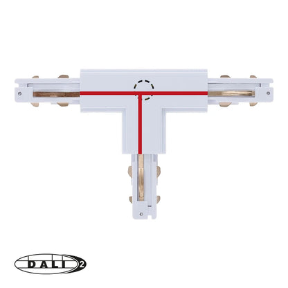 DALI 3-fase rail T-vorm connector left-1 wit – afbeelding 6