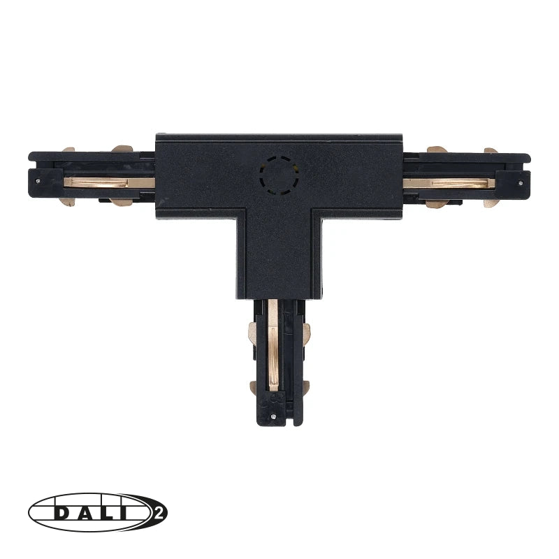 DALI 3-fase rail T-vorm connector left-1 zwart – afbeelding 3