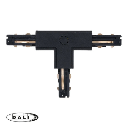 DALI 3-fase rail T-vorm connector left-1 zwart – afbeelding 3