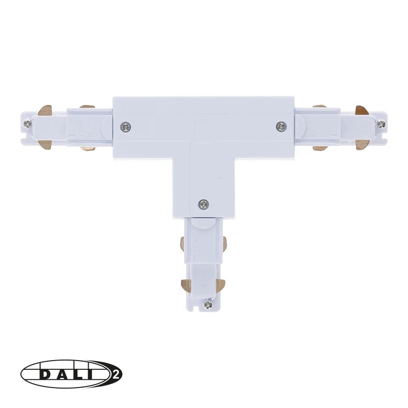 DALI 3-fase rail T-vorm connector left-2 wit – afbeelding 2