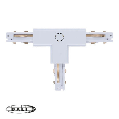DALI 3-fase rail T-vorm connector left-2 wit – afbeelding 3