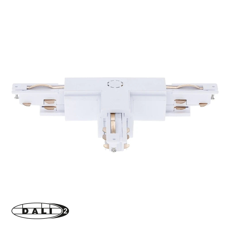DALI 3-fase rail T-vorm connector left-2 wit – afbeelding 4