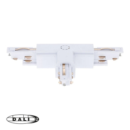 DALI 3-fase rail T-vorm connector left-2 wit – afbeelding 4