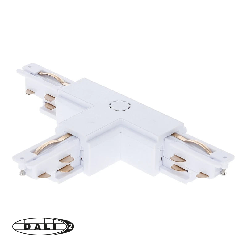 DALI 3-fase rail T-vorm connector left-2 wit – afbeelding 5