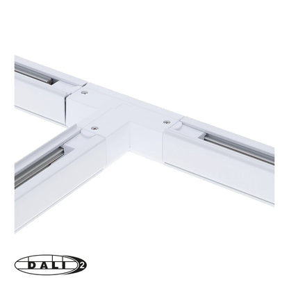 DALI 3-fase rail T-vorm connector left-2 wit – afbeelding 7