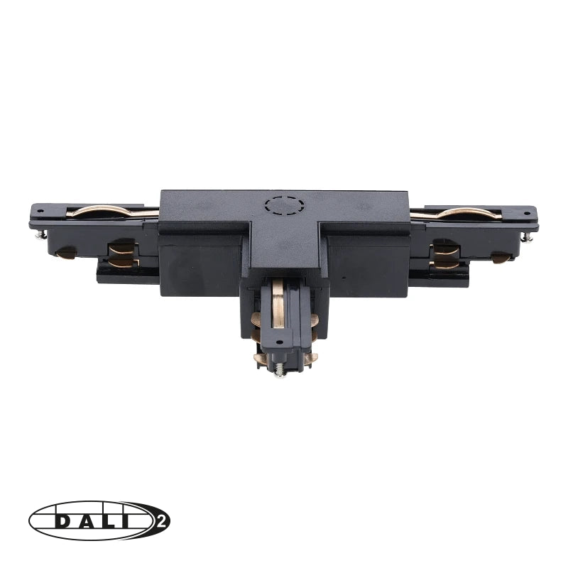 DALI 3-fase rail T-vorm connector left-2 zwart – afbeelding 4