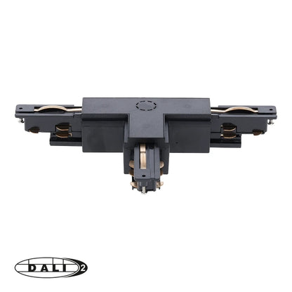 DALI 3-fase rail T-vorm connector left-2 zwart – afbeelding 4