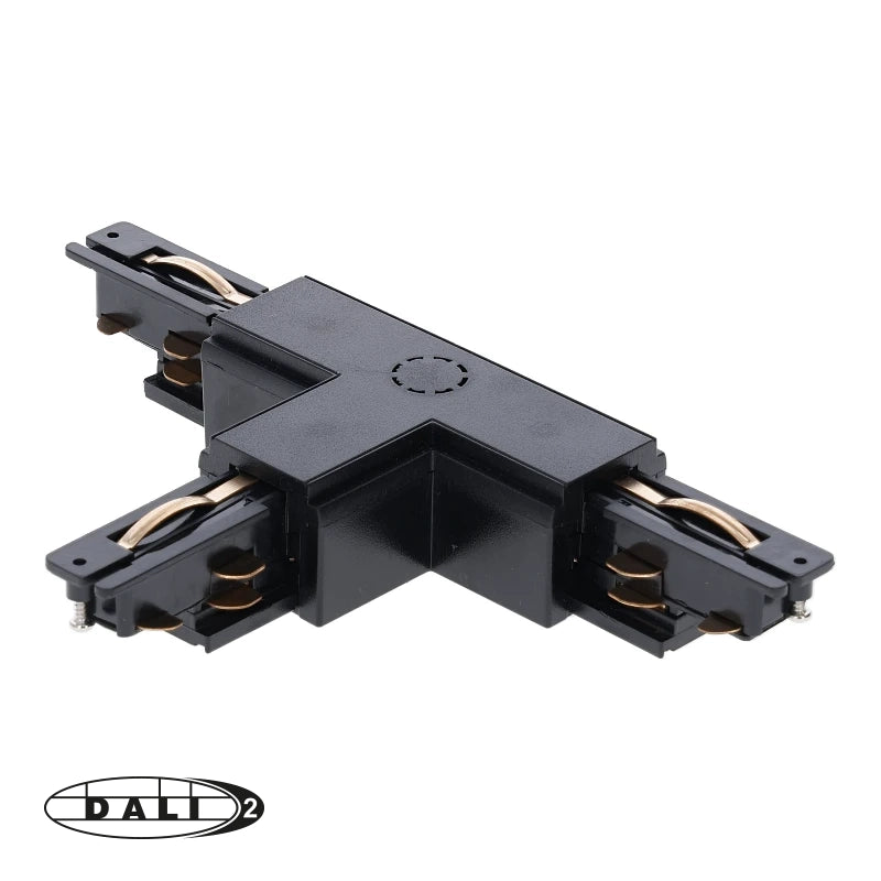 DALI 3-fase rail T-vorm connector left-2 zwart – afbeelding 5