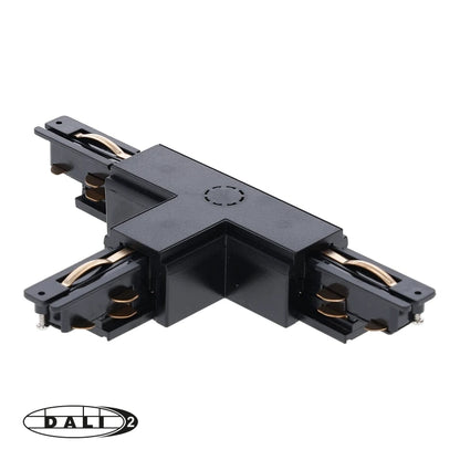 DALI 3-fase rail T-vorm connector left-2 zwart – afbeelding 5