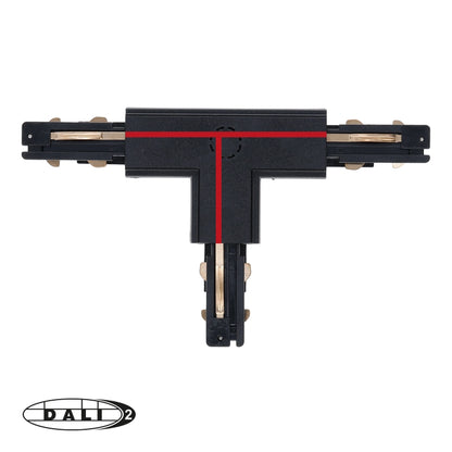DALI 3-fase rail T-vorm connector left-2 zwart – afbeelding 6