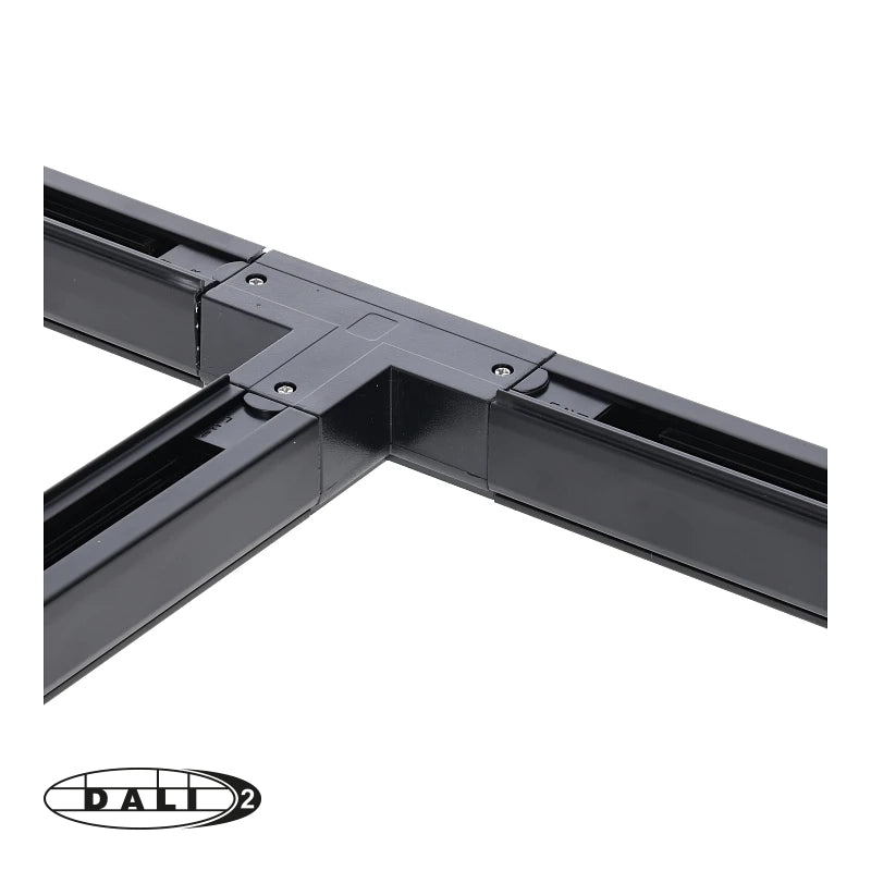DALI 3-fase rail T-vorm connector left-2 zwart – afbeelding 7
