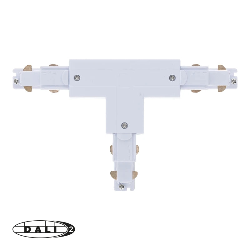 DALI 3-fase rail T-vorm connector right-1 wit – afbeelding 2