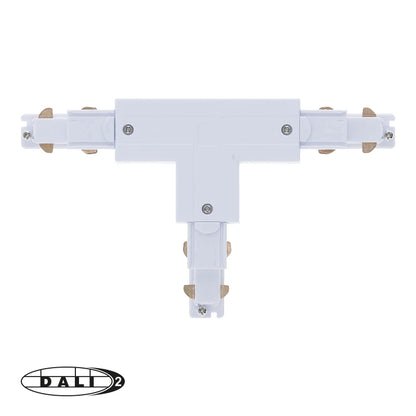 DALI 3-fase rail T-vorm connector right-1 wit – afbeelding 2