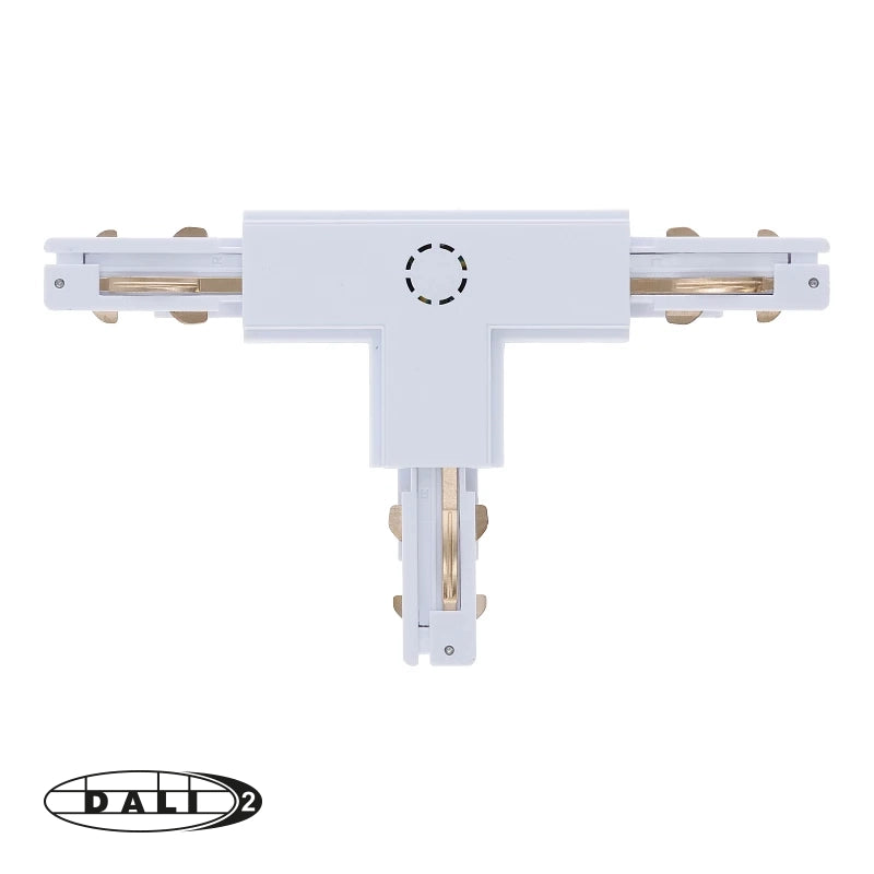 DALI 3-fase rail T-vorm connector right-1 wit – afbeelding 3