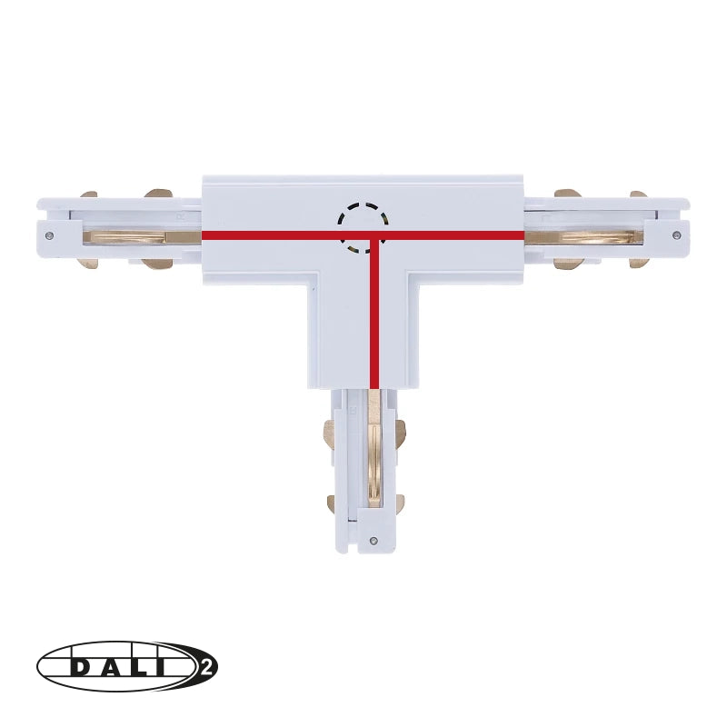 DALI 3-fase rail T-vorm connector right-1 wit – afbeelding 6
