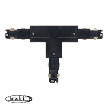 DALI 3-fase rail T-vorm connector right-1 zwart – afbeelding 2