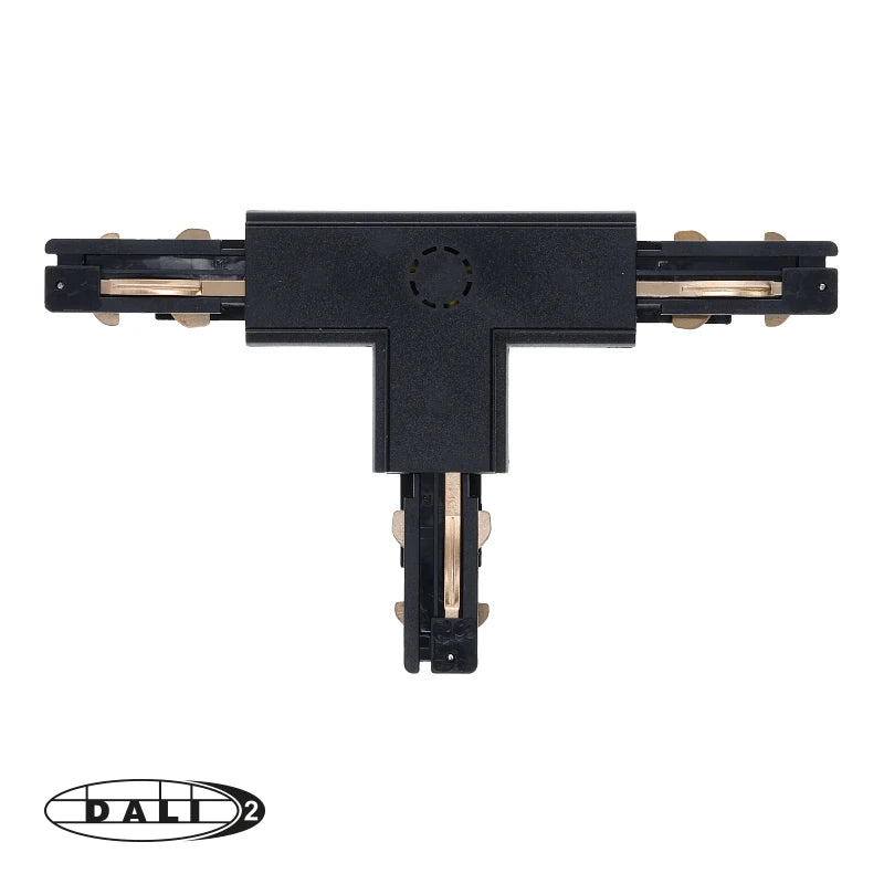 DALI 3-fase rail T-vorm connector right-1 zwart – afbeelding 3