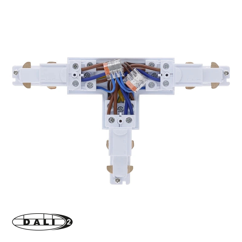 DALI 3-fase rail T-vorm connector right-2 wit