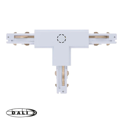 DALI 3-fase rail T-vorm connector right-2 wit – afbeelding 3