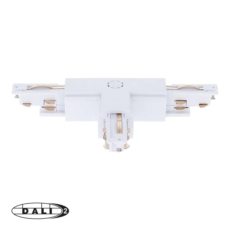 DALI 3-fase rail T-vorm connector right-2 wit – afbeelding 4