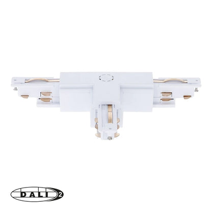 DALI 3-fase rail T-vorm connector right-2 wit – afbeelding 4