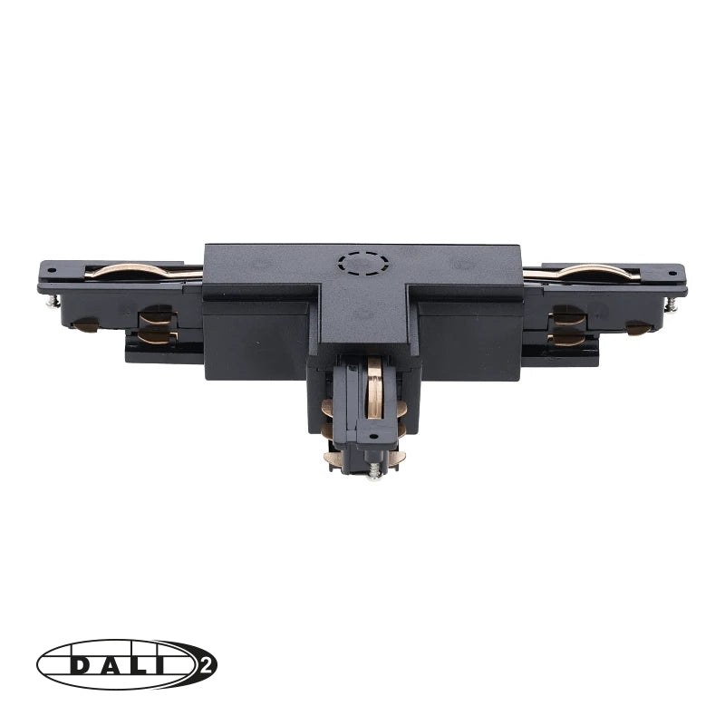 DALI 3-fase rail T-vorm connector right-2 zwart – afbeelding 4