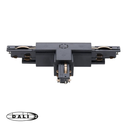 DALI 3-fase rail T-vorm connector right-2 zwart – afbeelding 4