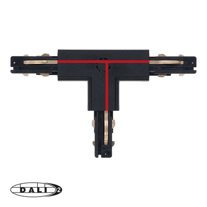 DALI 3-fase rail T-vorm connector right-2 zwart – afbeelding 6
