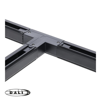 DALI 3-fase rail T-vorm connector right-2 zwart – afbeelding 7