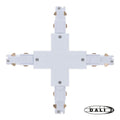 DALI 3-fase rail X-vorm connector wit – afbeelding 2