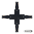 DALI 3-fase rail X-vorm connector zwart – afbeelding 2