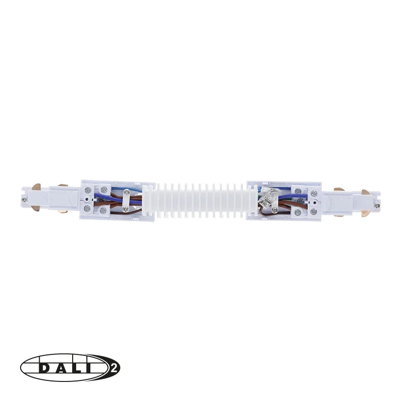 DALI 3-fase rail flexibele connector wit