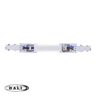 DALI 3-fase rail flexibele connector wit