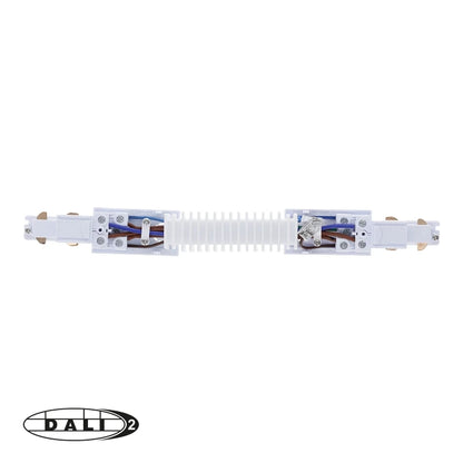 DALI 3-fase rail flexibele connector wit