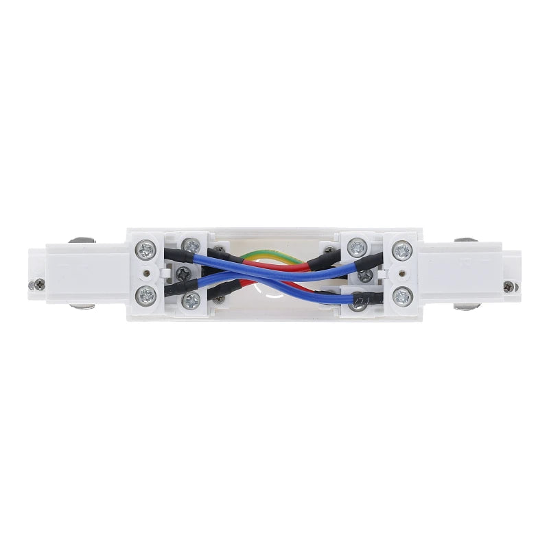 Inbouw 3-fase I-vorm connector wit