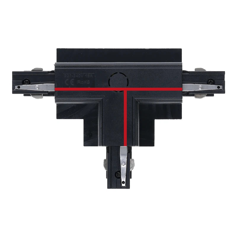 Inbouw 3-fase T-vorm connector right-2 zwart – afbeelding 6