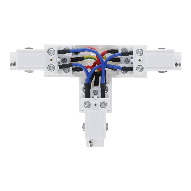 Inbouw 3-fase T-vorm connector right-2 wit