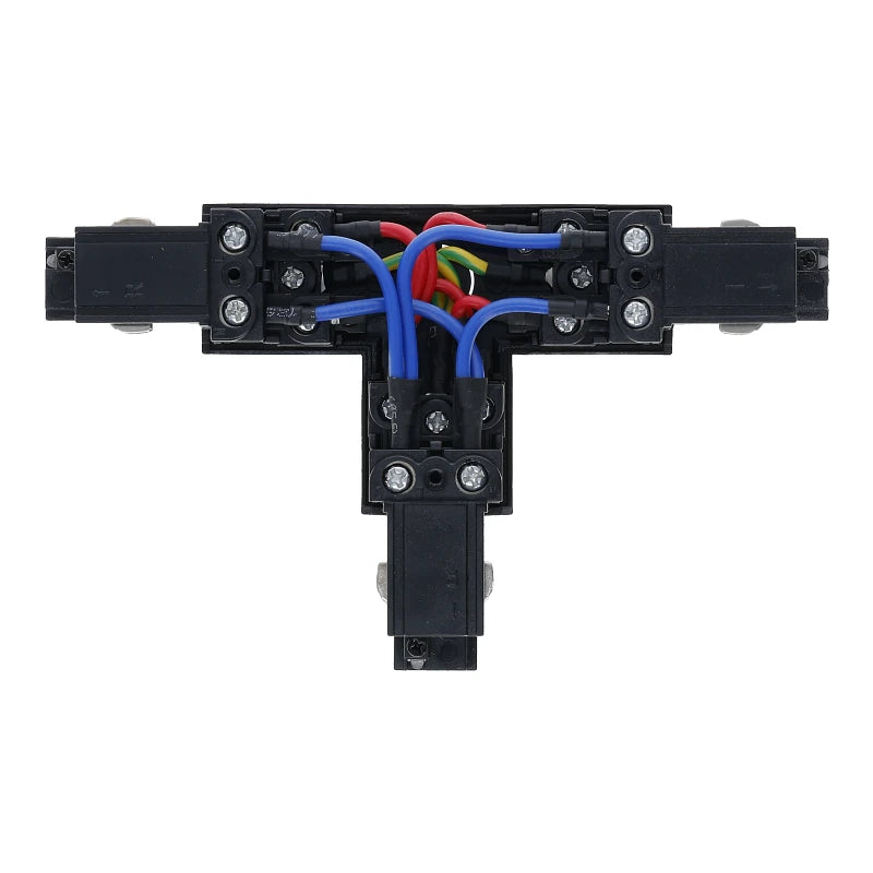 Inbouw 3-fase T-vorm connector right-1 zwart