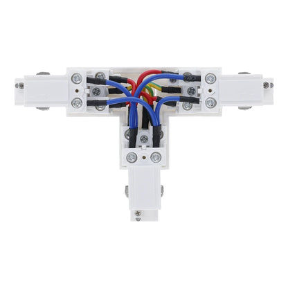 Inbouw 3-fase T-vorm connector right-1 wit