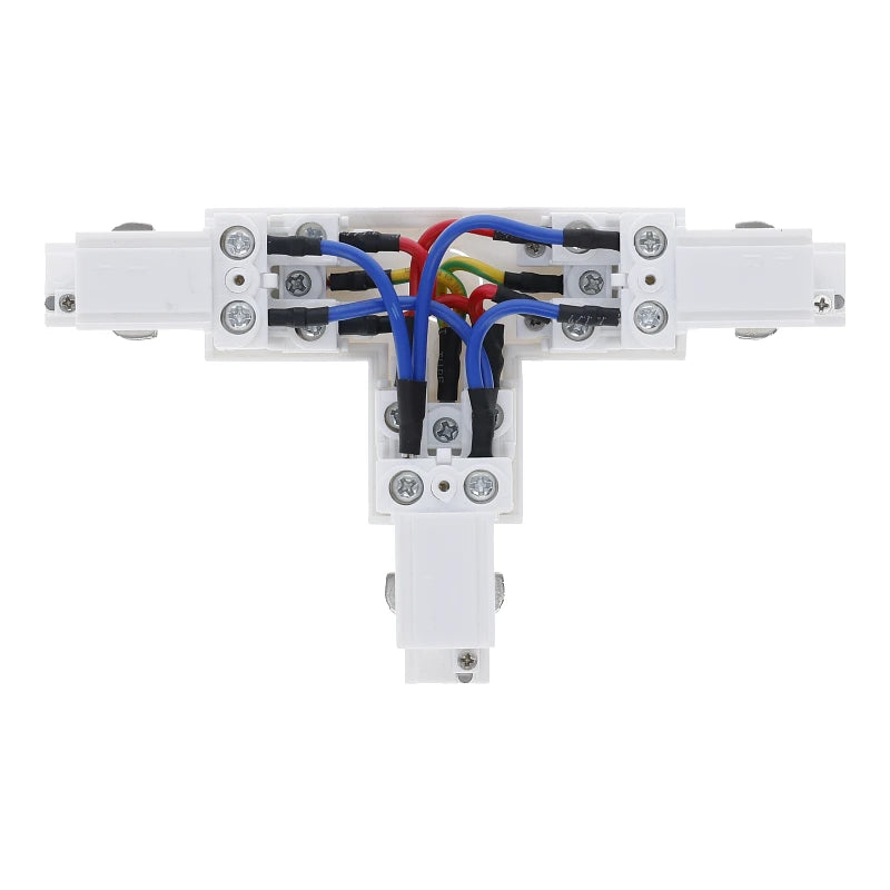 Inbouw 3-fase T-vorm connector left-2 wit