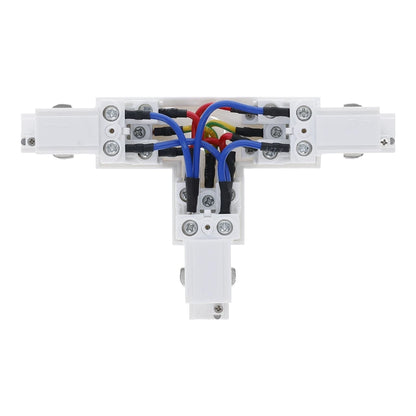 Inbouw 3-fase T-vorm connector left-2 wit