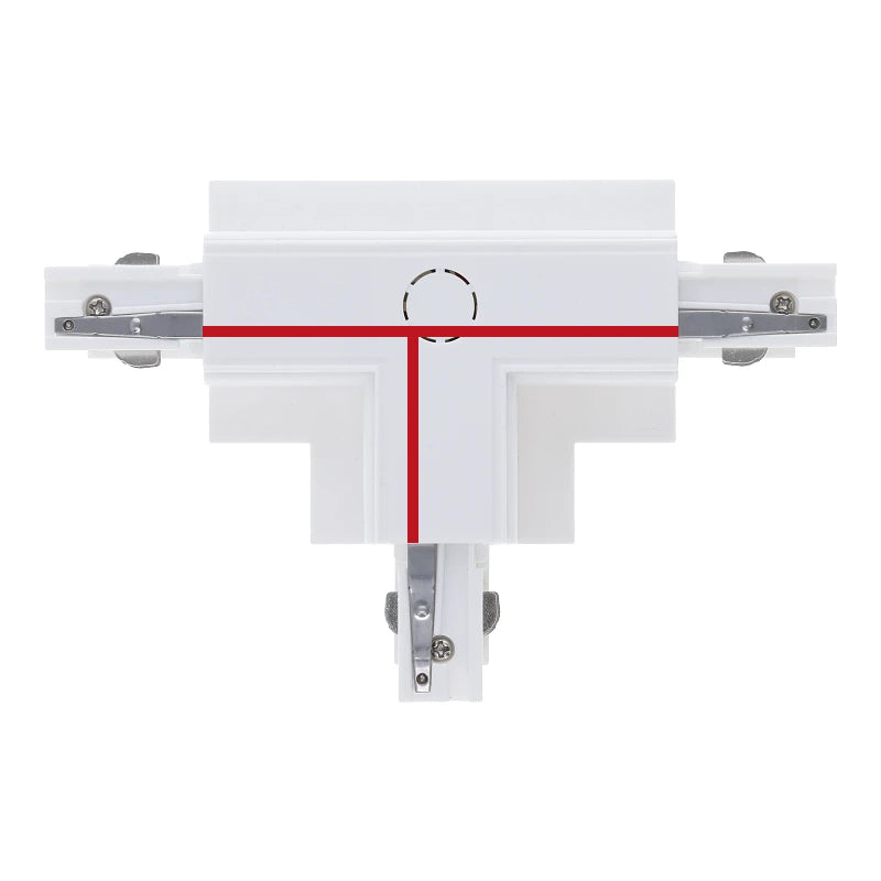 Inbouw 3-fase T-vorm connector left-2 wit – afbeelding 6
