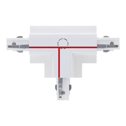 Inbouw 3-fase T-vorm connector left-2 wit – afbeelding 6
