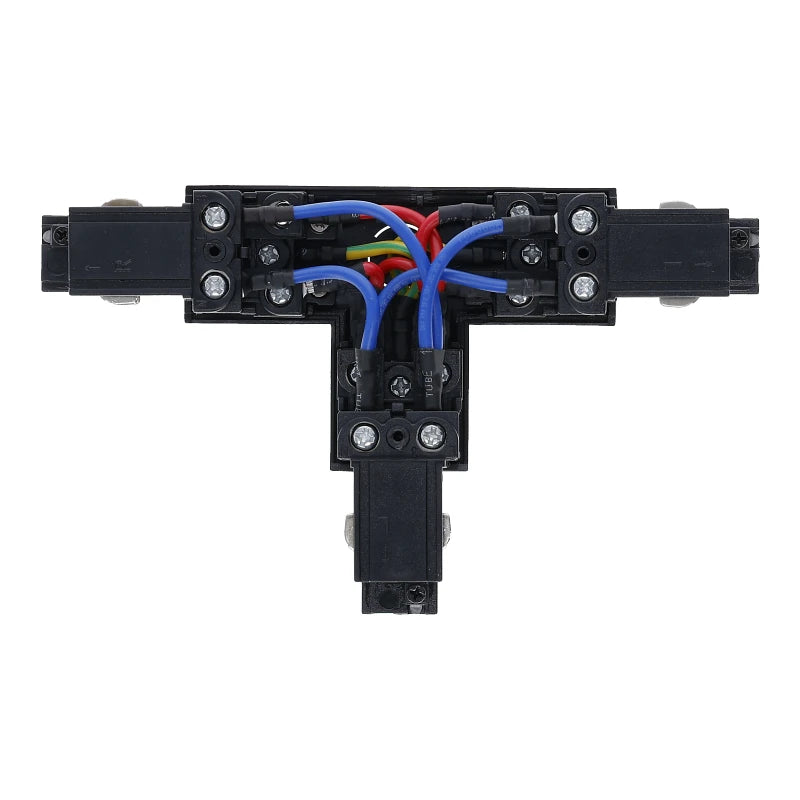 Inbouw 3-fase T-vorm connector left-1 zwart