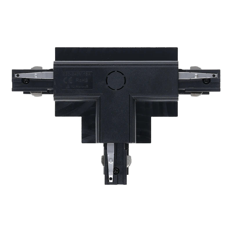 Inbouw 3-fase T-vorm connector left-1 zwart – afbeelding 3